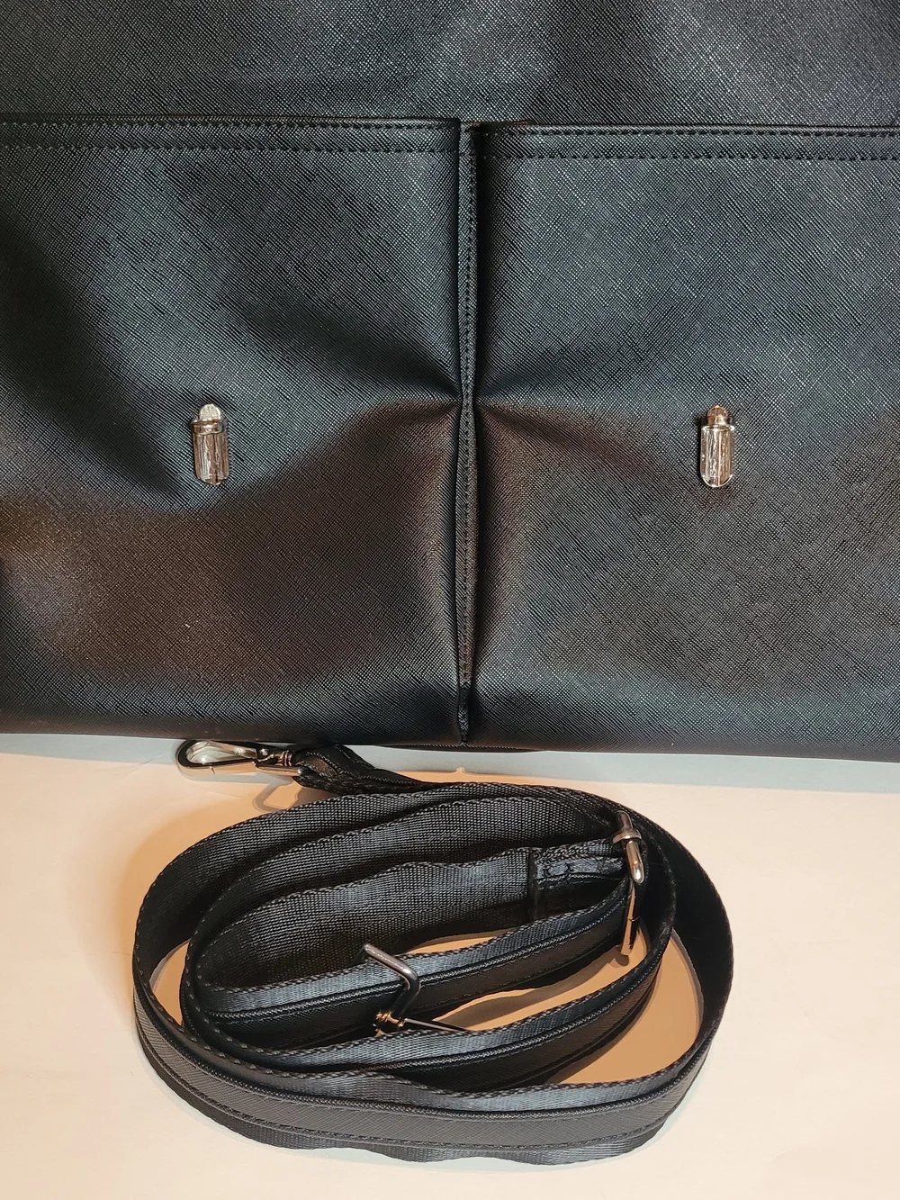 Lovevook Black and Purple Womens Laptop Bag